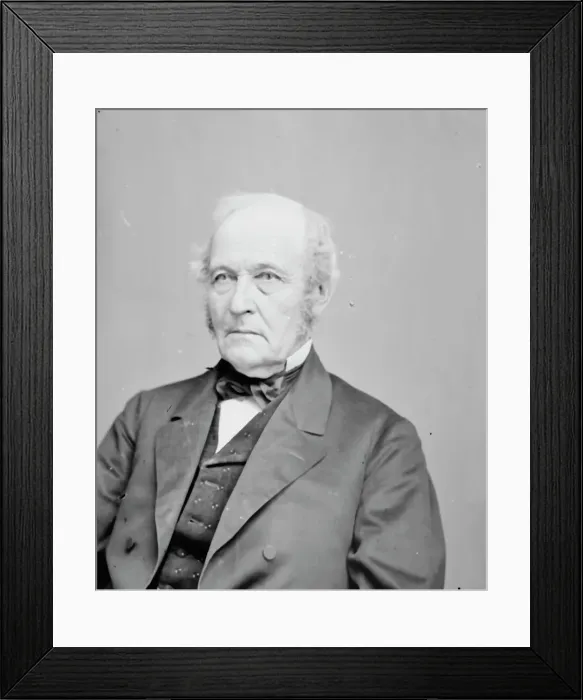 Framed Print : Jacob Collamer, between 1855 and 1865. Creator: Unknown Framed Print : Jacob Collamer, between 1855 and 1865. Creator: Unknown