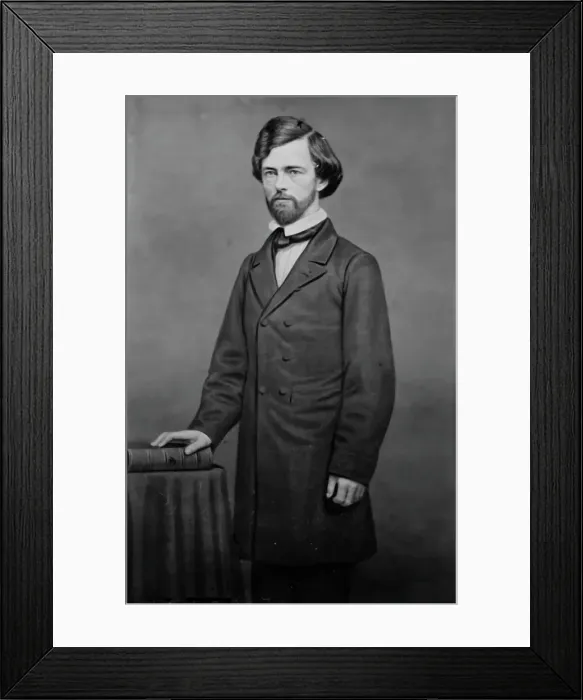 Framed Print : Isaac Ingalls Stevens, between 1855 and 1865. Creator: Unknown Framed Print : Isaac Ingalls Stevens, between 1855 and 1865. Creator: Unknown