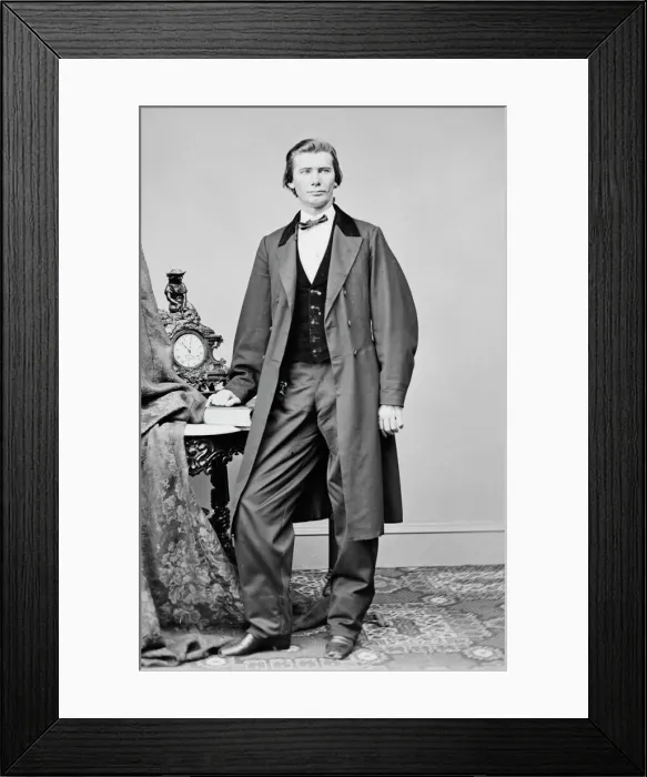 Framed Print : Sempronius Hamilton Boyd, between 1855 and 1865. Creator: Unknown Framed Print : Sempronius Hamilton Boyd, between 1855 and 1865. Creator: Unknown