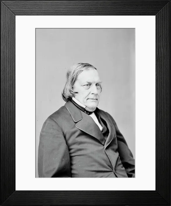 Framed Print : Judge Ira Harris, between 1855 and 1865. Creator: Unknown Framed Print : Judge Ira Harris, between 1855 and 1865. Creator: Unknown