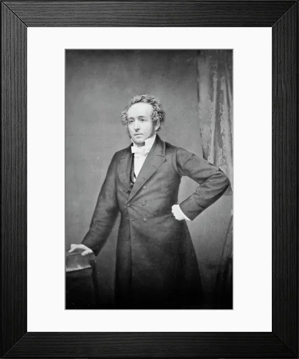 Framed Print : Rev. John McClintock, between 1855 and 1865. Creator: Unknown Framed Print : Rev. John McClintock, between 1855 and 1865. Creator: Unknown