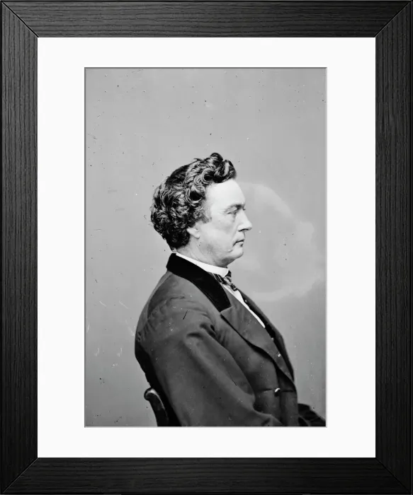 Framed Print : Richard Yates of Illinois, between 1855 and 1865. Creator: Unknown Framed Print : Richard Yates of Illinois, between 1855 and 1865. Creator: Unknown