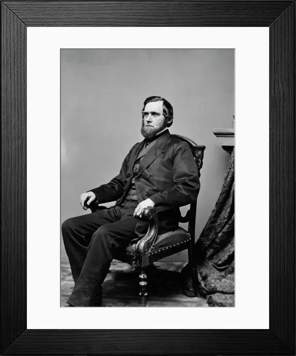 Framed Print : Henry Emerson Etheridge, between 1855 and 1865. Creator: Unknown Framed Print : Henry Emerson Etheridge, between 1855 and 1865. Creator: Unknown