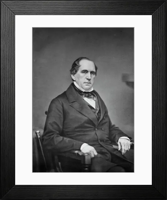 Framed Print : Erastus Corning, between 1855 and 1865. Creator: Unknown Framed Print : Erastus Corning, between 1855 and 1865. Creator: Unknown