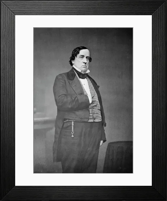 Framed Print : Lewis Cass of Michigan, between 1855 and 1865. Creator: Unknown Framed Print : Lewis Cass of Michigan, between 1855 and 1865. Creator: Unknown