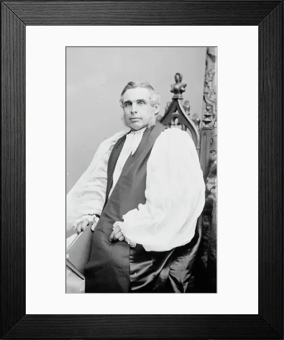 Framed Print : Bishop Stanley, between 1855 and 1865. Creator: Unknown Framed Print : Bishop Stanley, between 1855 and 1865. Creator: Unknown