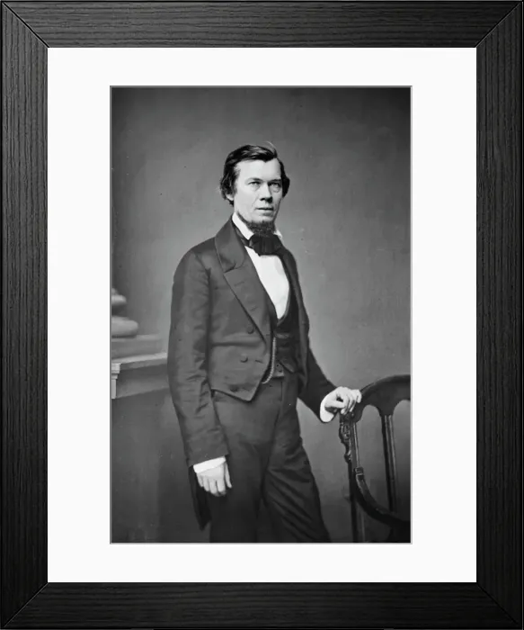 Framed Print : Jacob Thompson of Mississippi, between 1855 and 1865. Creator: Unknown