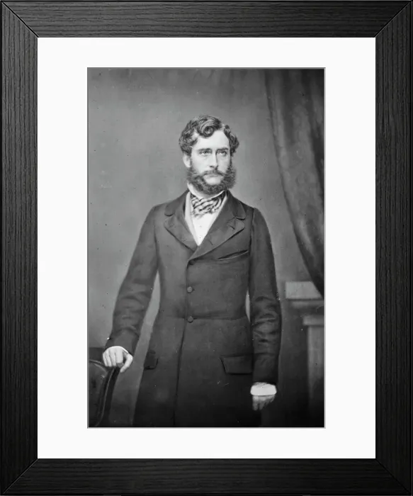 Framed Print : John Lathrop Motley, between 1855 and 1865. Creator: Unknown Framed Print : John Lathrop Motley, between 1855 and 1865. Creator: Unknown