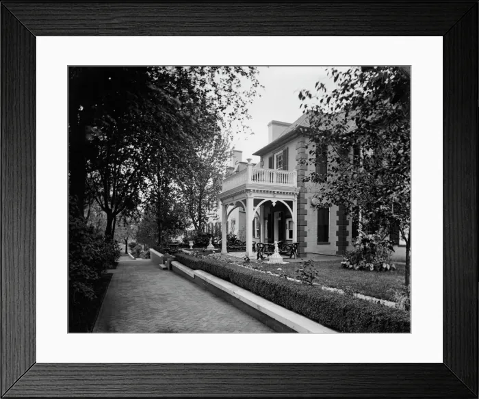 Framed Print : Naval Academy, Annapolis. Supts. Residence, between 1860 and 1880. Creator: Unknown Framed Print : Naval Academy, Annapolis. Supts. Residence, between 1860 and 1880. Creator: Unknown