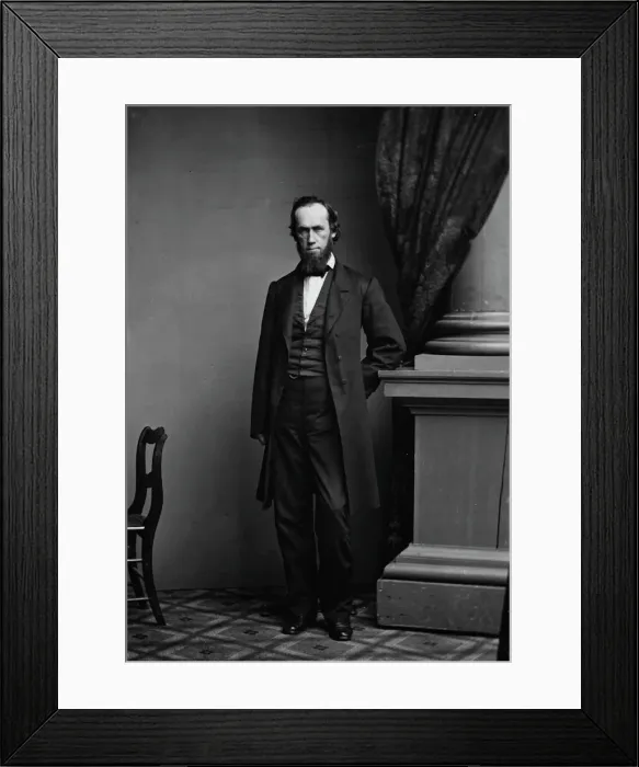 Framed Print : William Vandever of Iowa, between 1855 and 1865. Creator: Unknown Framed Print : William Vandever of Iowa, between 1855 and 1865. Creator: Unknown