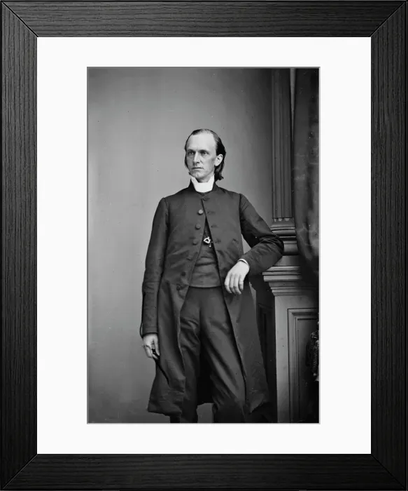 Framed Print : Henry Benjamin Whipple, between 1855 and 1865. Creator: Unknown Framed Print : Henry Benjamin Whipple, between 1855 and 1865. Creator: Unknown