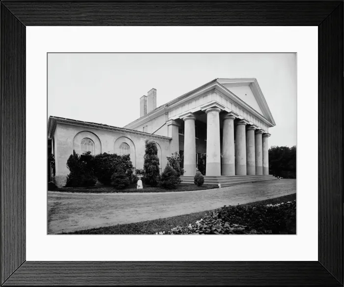 Framed Print : Lee Mansion - exterior, between 1860 and 1880. Creator: Unknown