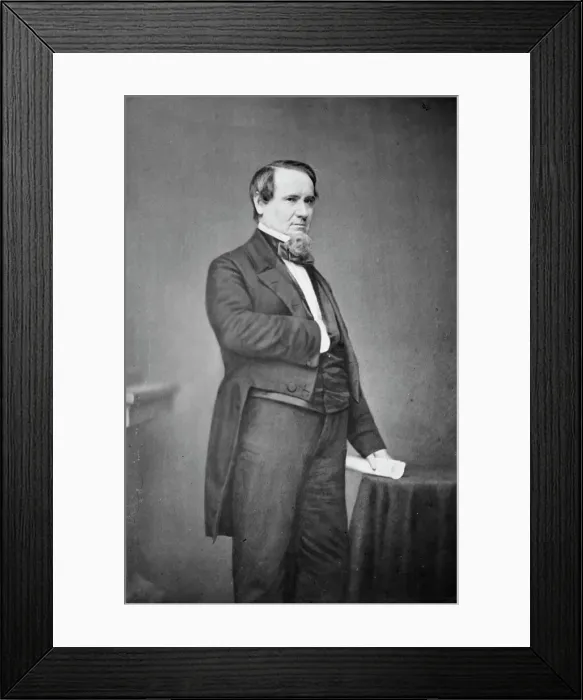 Framed Print : Albert G. Brown of Mississippi, between 1855 and 1865. Creator: Unknown Framed Print : Albert G. Brown of Mississippi, between 1855 and 1865. Creator: Unknown