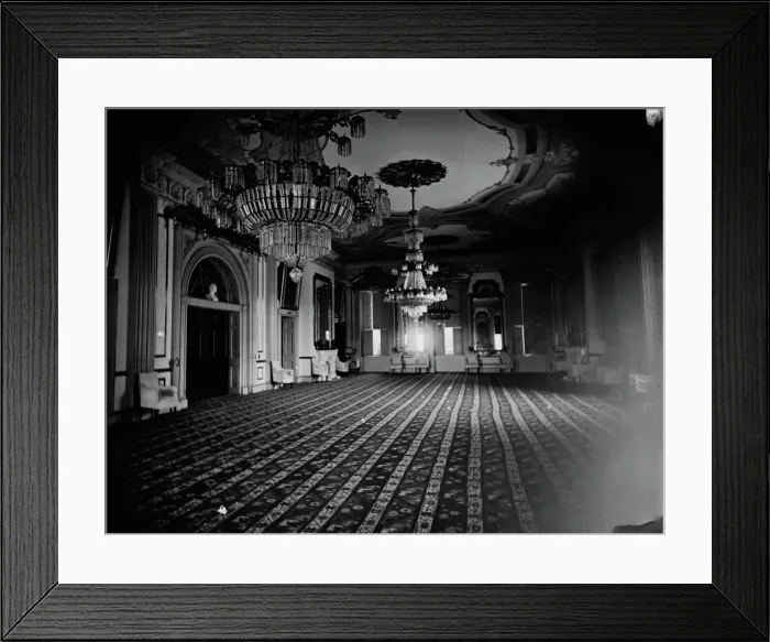 Framed Print : White House, East Room, between 1860 and 1880. Creator: Unknown Framed Print : White House, East Room, between 1860 and 1880. Creator: Unknown