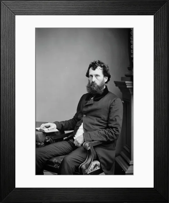 Framed Print : John Bigelow senior, between 1855 and 1865. Creator: Unknown