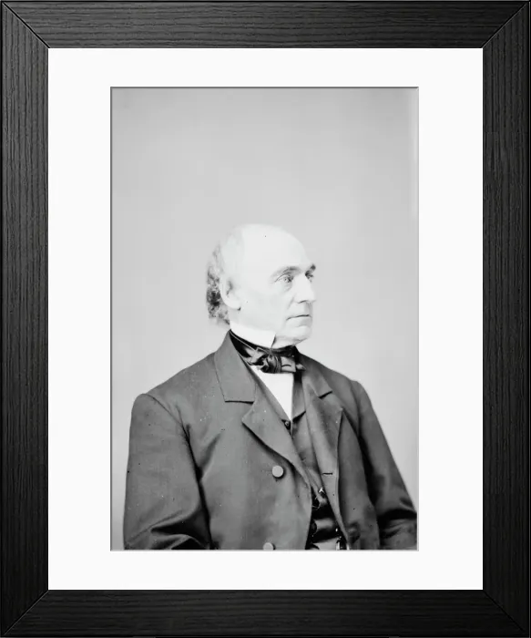Framed Print : Lot Myrick Morrill, between 1855 and 1865. Creator: Unknown Framed Print : Lot Myrick Morrill, between 1855 and 1865. Creator: Unknown