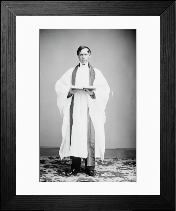 Framed Print : Rev. H. C. Stowell, between 1855 and 1865. Creator: Unknown Framed Print : Rev. H. C. Stowell, between 1855 and 1865. Creator: Unknown