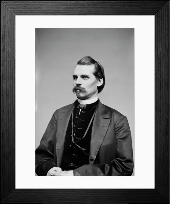 Framed Print : Professor Thaddeus S. C. Lowe, between 1855 and 1865. Creator: Unknown Framed Print : Professor Thaddeus S. C. Lowe, between 1855 and 1865. Creator: Unknown
