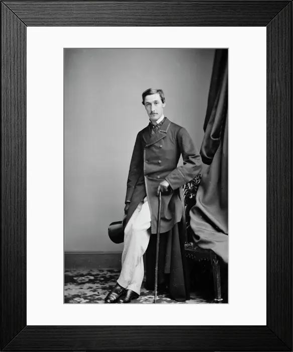 Framed Print : Vaughn Williams, between 1855 and 1865. Creator: Unknown Framed Print : Vaughn Williams, between 1855 and 1865. Creator: Unknown