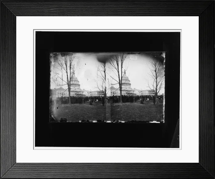 Framed Print : Rutherford Hayes 1877 inauguration, 1877. Creator: Unknown Framed Print : Rutherford Hayes 1877 inauguration, 1877. Creator: Unknown