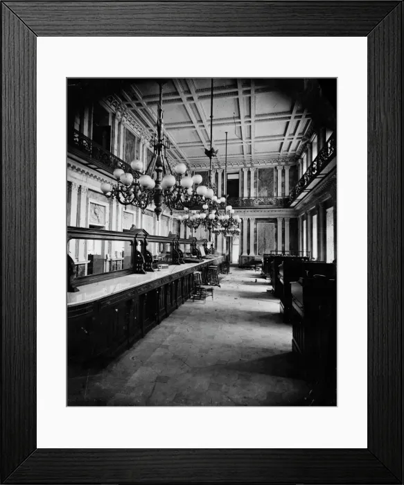 Framed Print : Treasury Dept. in Lincolns time... Washington D.C. between 1860 and 1880. Creator: Unknown Framed Print : Treasury Dept. in Lincolns time... Washington D.C. between 1860 and 1880. Creator: Unknown