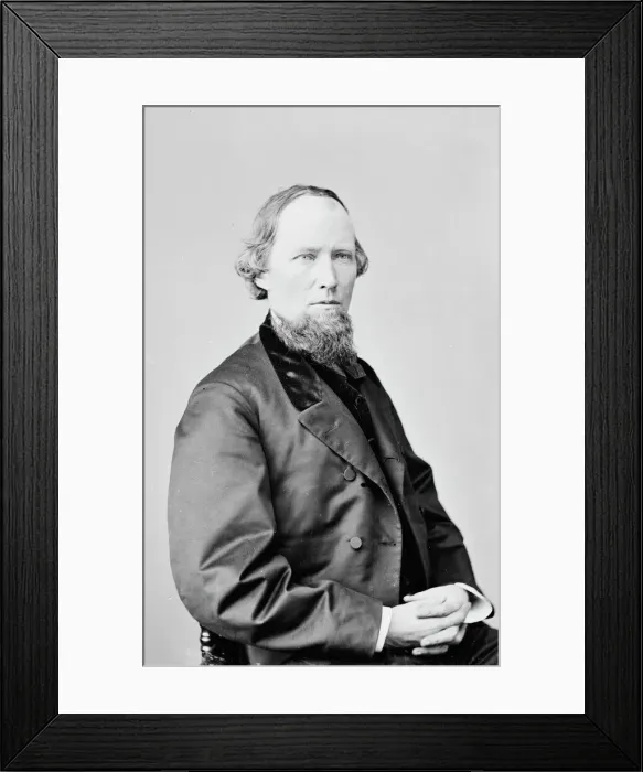 Framed Print : William Johnson, between 1855 and 1865. Creator: Unknown Framed Print : William Johnson, between 1855 and 1865. Creator: Unknown