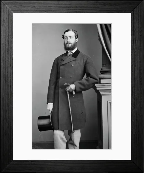 Framed Print : Lord Edward Clinton of England, between 1855 and 1865. Creator: Unknown Framed Print : Lord Edward Clinton of England, between 1855 and 1865. Creator: Unknown