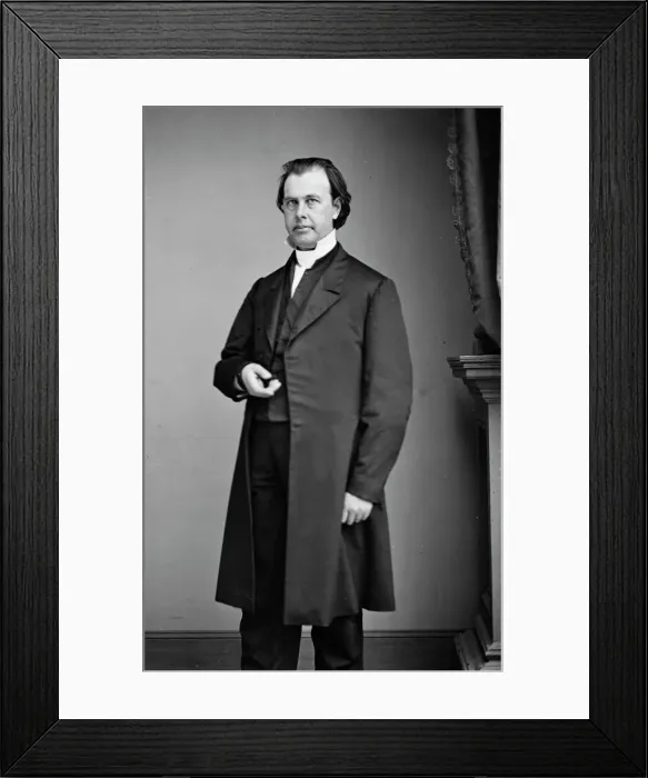 Framed Print : Rev. Abram Newkirk Littlejohn Littlejohn, between 1855 and 1865. Creator: Unknown Framed Print : Rev. Abram Newkirk Littlejohn Littlejohn, between 1855 and 1865. Creator: Unknown