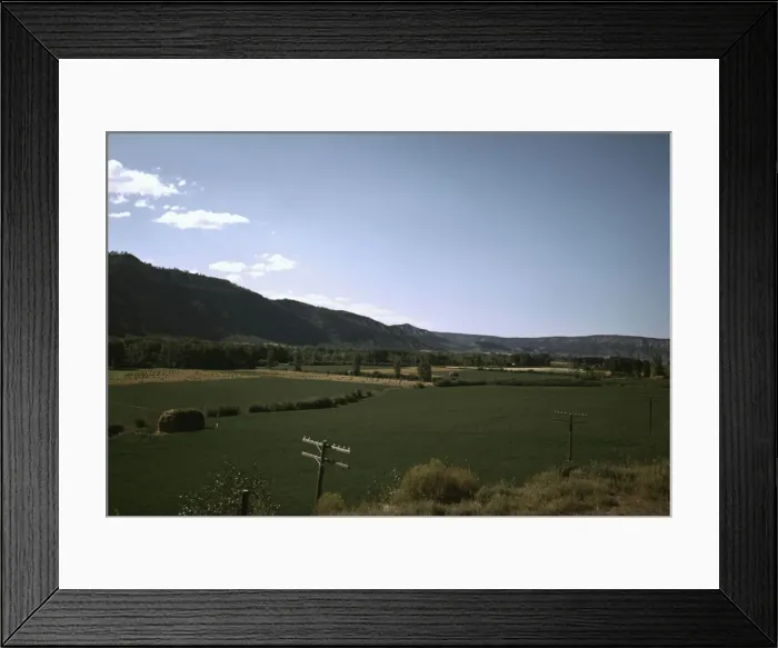 Framed Print : Fields along the Skyline Drive in Virginia, ca. 1940. Creator: Jack Delano Framed Print : Fields along the Skyline Drive in Virginia, ca. 1940. Creator: Jack Delano