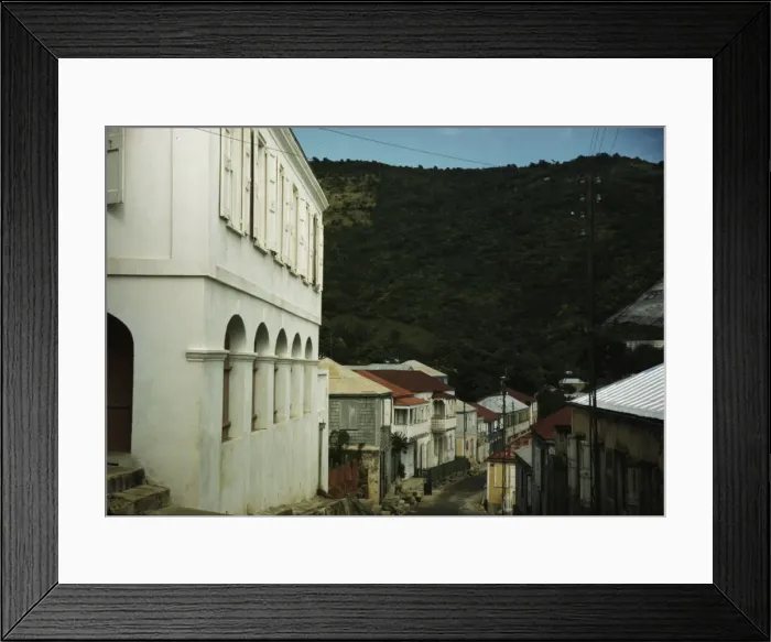 Framed Print : One of the steep streets on the hillsides, Charlotte Amalie, St. Thomas Island, Virgin Islands, 1941 Creator: Jack Delano Framed Print : One of the steep streets on the hillsides, Charlotte Amalie, St. Thomas Island, Virgin Islands, 1941 Creator: Jack Delano