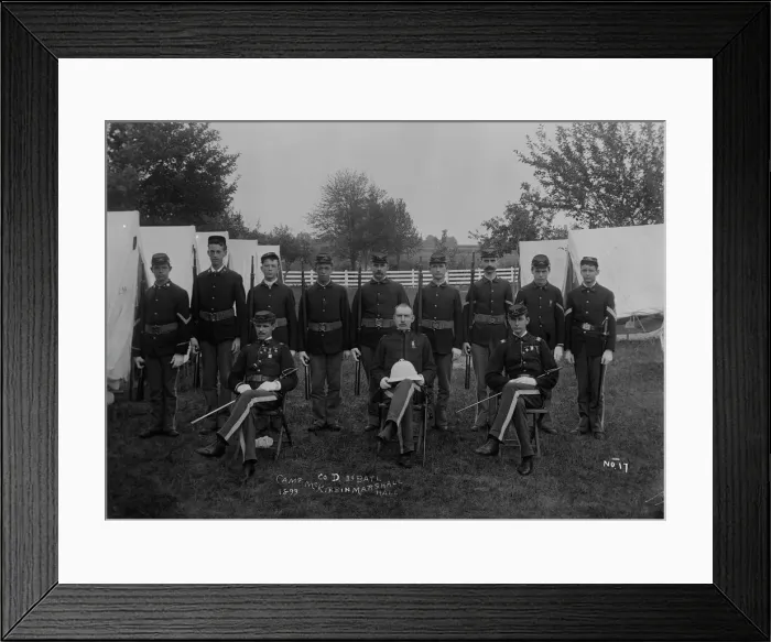 Framed Print : Co. D. 2d Batl. 1893. Creator: Unknown Framed Print : Co. D. 2d Batl. 1893. Creator: Unknown
