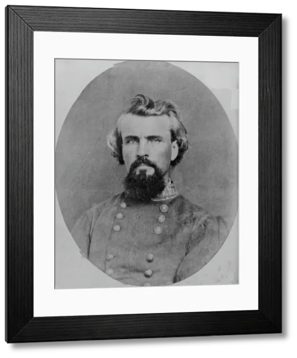 Framed Print : General Nathan Bedford Forrest, between 1880 and 1920. Creator: Unknown