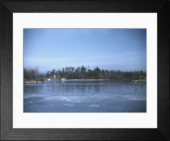 Framed Print : Skating, vicinity of Brockton, Mass. 1940. Creator: Jack Delano Framed Print : Skating, vicinity of Brockton, Mass. 1940. Creator: Jack Delano