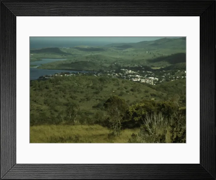 Framed Print : Southwestern Puerto Rico in the vicinity of Guanica?, 1942. Creator: Jack Delano Framed Print : Southwestern Puerto Rico in the vicinity of Guanica?, 1942. Creator: Jack Delano