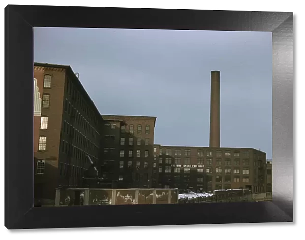 Factory buildings in Lowell, Mass. 1940 or 1941. Creator: Jack Delano