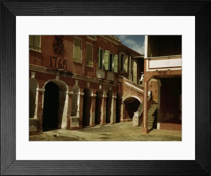 Framed Print : In the old fort built by the French, Frederiksted, Saint Croix, Virgin Islands, 1941. Creator: Jack Delano Framed Print : In the old fort built by the French, Frederiksted, Saint Croix, Virgin Islands, 1941. Creator: Jack Delano