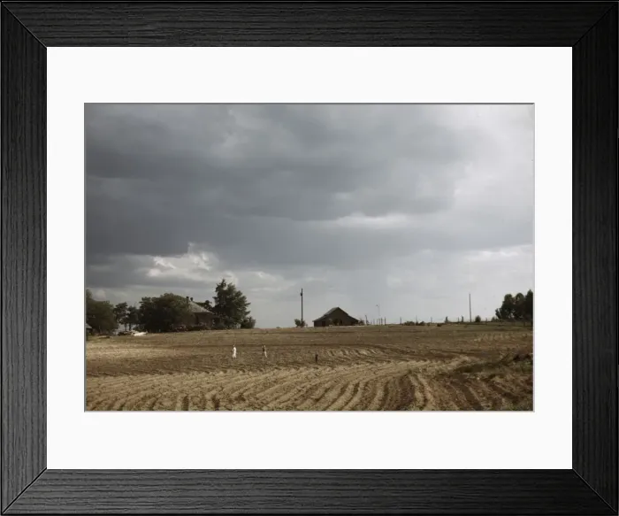 Framed Print : Workers going home from an afternoon of chopping cotton, Greene County, Ga. 1941. Creator: Jack Delano Framed Print : Workers going home from an afternoon of chopping cotton, Greene County, Ga. 1941. Creator: Jack Delano