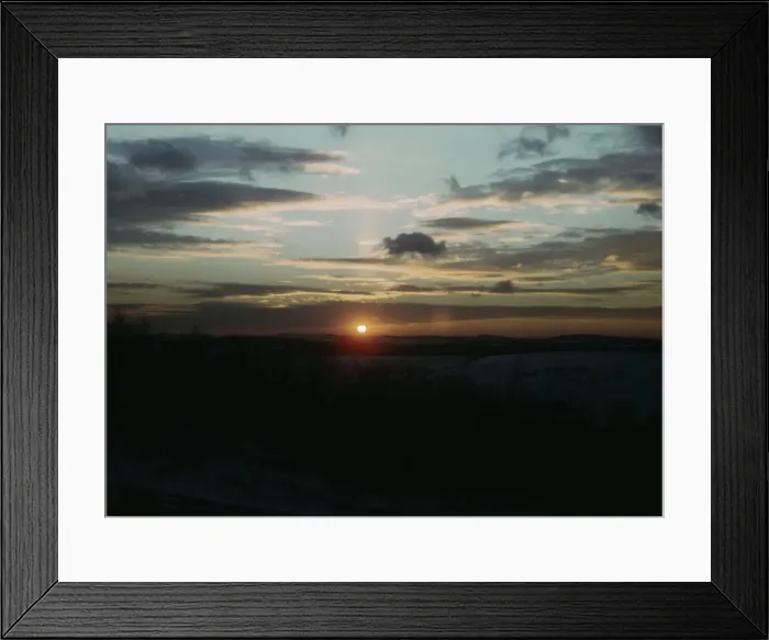 Framed Print : Sunrise or sunset, between 1941 and 1942. Creator: Unknown Framed Print : Sunrise or sunset, between 1941 and 1942. Creator: Unknown
