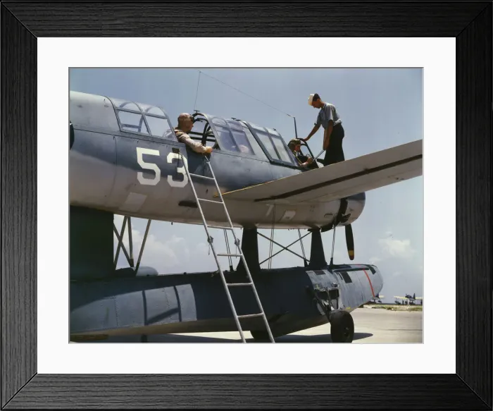 Framed Print : Aviation cadets in training at the Naval Air Base, Corpus Christi, Texas, 1942. Creator: Howard Hollem Framed Print : Aviation cadets in training at the Naval Air Base, Corpus Christi, Texas, 1942. Creator: Howard Hollem