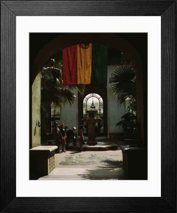 Framed Print : Courtyard of the Pan American Building, Washington, D. C. 1943. Creator: John Collier Framed Print : Courtyard of the Pan American Building, Washington, D. C. 1943. Creator: John Collier