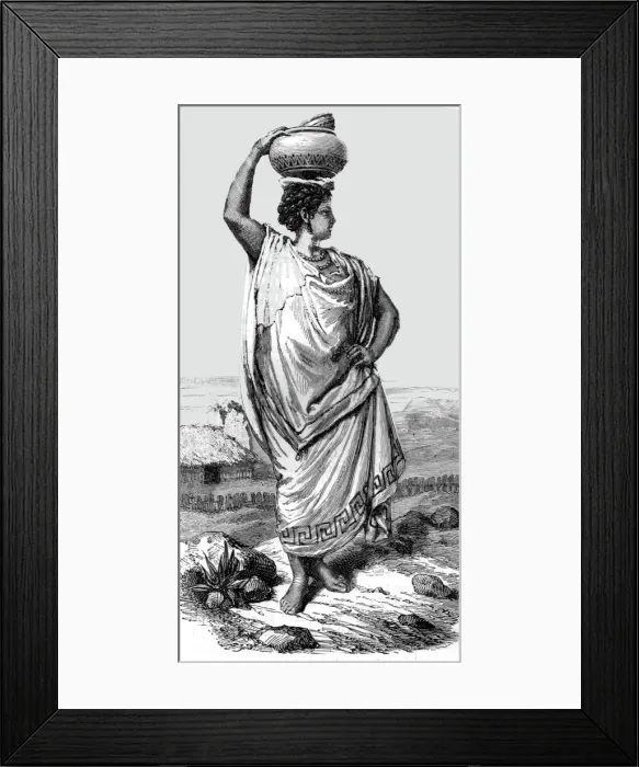 Framed Print : Na Rafaela; A zigzag journey through Mexico, 1875. Creator: Thomas Mayne Reid Framed Print : Na Rafaela; A zigzag journey through Mexico, 1875. Creator: Thomas Mayne Reid