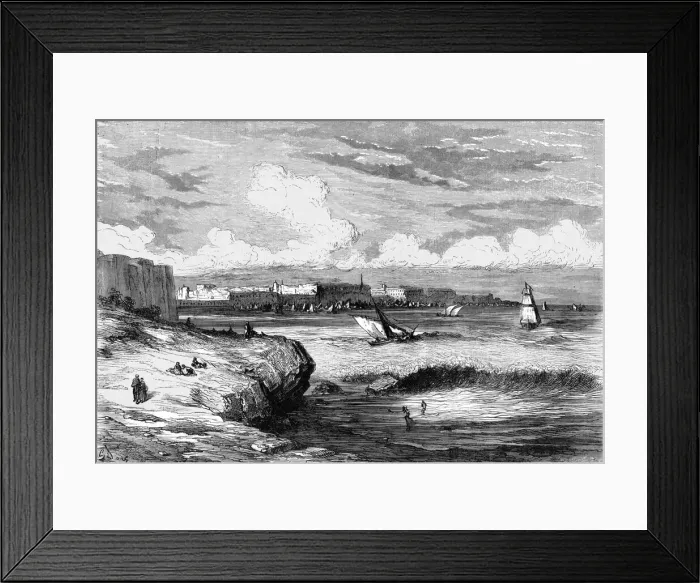 Framed Print : Cadiz;An Autumn Tour in Andalusia, 1875. Creator: Gustave Doré Framed Print : Cadiz;An Autumn Tour in Andalusia, 1875. Creator: Gustave Doré