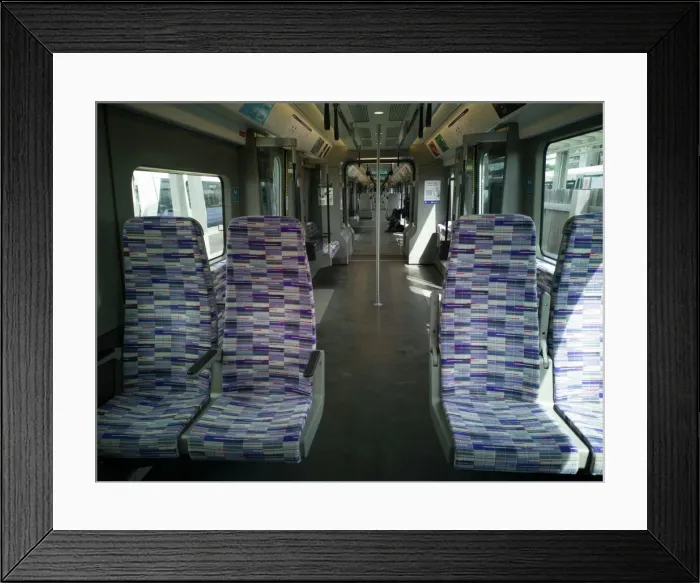 Framed Print : Elizabeth Line, Abbey Wood, London, UK, May 2022. Creator: Ethel Davies Framed Print : Elizabeth Line, Abbey Wood, London, UK, May 2022. Creator: Ethel Davies