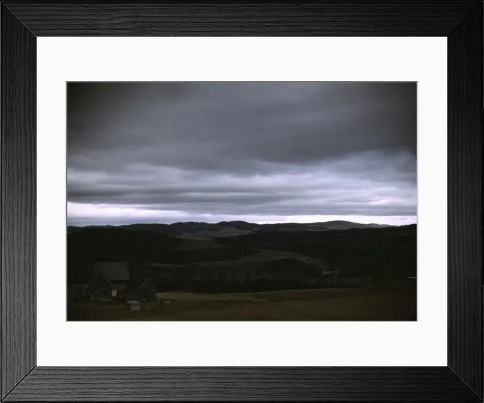 Framed Print : Farm in the vicinity of Wallagrasse, Aroostook County, Me. 1940. Creator: Jack Delano Framed Print : Farm in the vicinity of Wallagrasse, Aroostook County, Me. 1940. Creator: Jack Delano