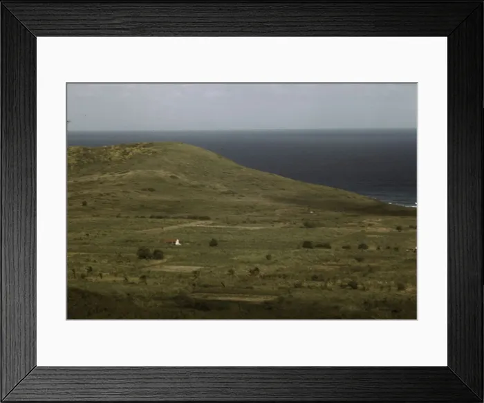 Framed Print : Sugar farms along the northern coast, Saint Croix Island, Virgin Islands, 1941. Creator: Jack Delano Framed Print : Sugar farms along the northern coast, Saint Croix Island, Virgin Islands, 1941. Creator: Jack Delano