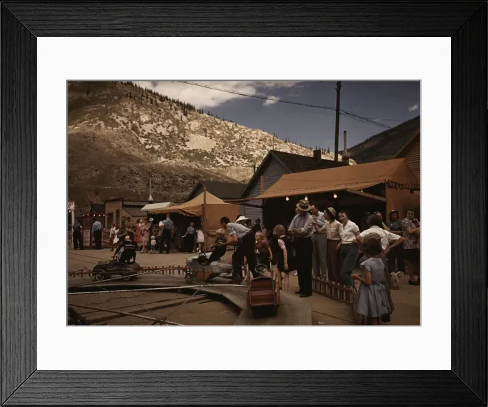 Framed Print : Delta County Fair, Colorado, 1940. Creator: Russell Lee Framed Print : Delta County Fair, Colorado, 1940. Creator: Russell Lee