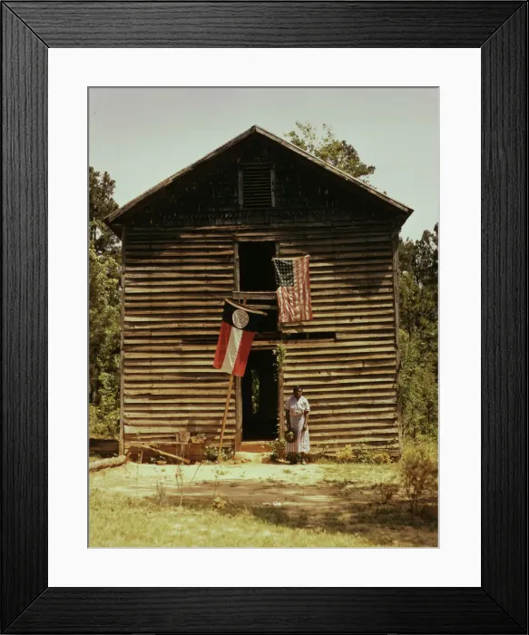Framed Print : Near White Plains, Georgia, ca. 1941. Creators: Marion Post Wolcott, Jack Delano Framed Print : Near White Plains, Georgia, ca. 1941. Creators: Marion Post Wolcott, Jack Delano