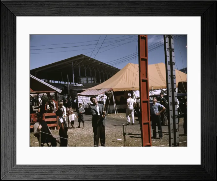Framed Print : At the Vermont state fair, Rutland, 1941. Creator: Jack Delano Framed Print : At the Vermont state fair, Rutland, 1941. Creator: Jack Delano