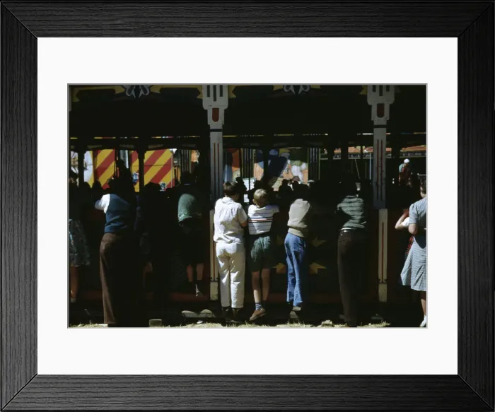 Framed Print : At the Vermont state fair, Rutland, 1941. Creator: Jack Delano Framed Print : At the Vermont state fair, Rutland, 1941. Creator: Jack Delano