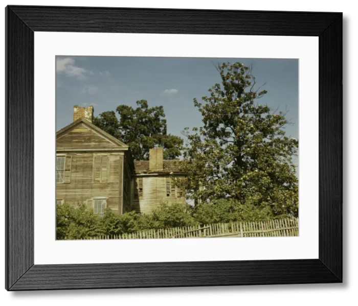 Framed Print : House near White Plains, Georgia?, ca. 1941. Creators: Marion Post Wolcott, Jack Delano Framed Print : House near White Plains, Georgia?, ca. 1941. Creators: Marion Post Wolcott, Jack Delano